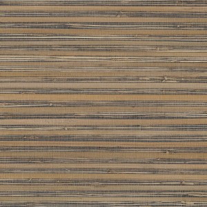 Casamance|Papier peint lin brun effet textile|Rustique