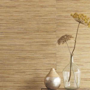 Casadeco|Terracotta wallpaper with texture|Raffia Imitation 2