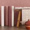 Papeldecor|Scandinavian romantic small-flower wallpaper, glossy white|Wallpaper