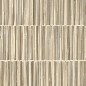 Casadeco|Vinyltapete in Beige mit Musselinstoff-Effekt|Beige