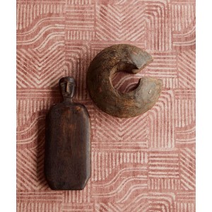 Caselio|Papier peint scandinave beige motifs floraux|Papier Peint 2
