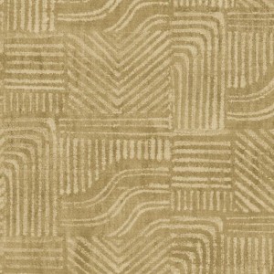 Casamance|Papier peint moderniste brun et doré géométrique|Papier Peint