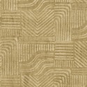 Papeldecor|Papier peint ethnique patchwork en tissu teinté ocre jaune|Papier Peint