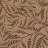 Papeldecor|Tapete Terrakotta mit modernem Blättermuster in Glanz und Relief|Tapeten