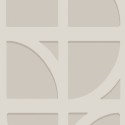 Papeldecor|Wallpaper modern circle shape white and silver|Wallpaper