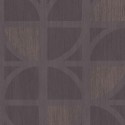 Papeldecor|Papier peint cercles modernes cuivre brillant et marron craie|Papier Peint