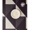 Papeldecor|Papel pintado moderno de rombos blanco y negro|Papel Pintado