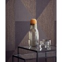 Papeldecor|Papier peint moderne losanges marron et cuivre|Papier Peint