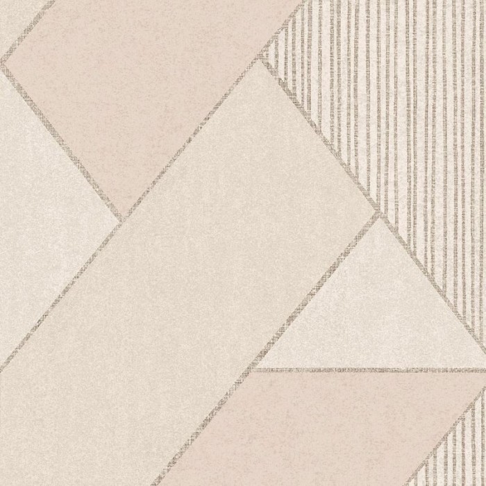 Papeldecor|Papel pintado geométrico y elegante tono pastel y cobrizo|Papel Pintado