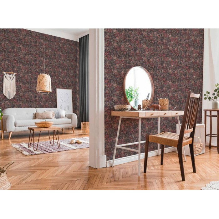 As Creation|Tile mosaic wallpaper red|Mosaic