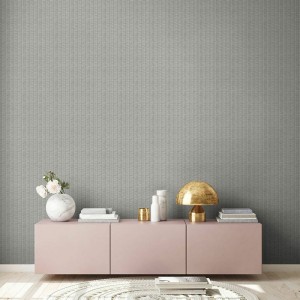 Grandeco|Wiesenblumen grau-braun Tapete|Tapeten 2