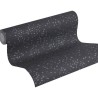 As Creation|Modern graphic wallpaper black silver metallic|Wallpaper