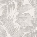 As Creation|Floral jungle plants wallpaper white and brown|Wallpaper