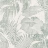 As Creation|Floral jungle plants wallpaper white cream and green|Wallpaper