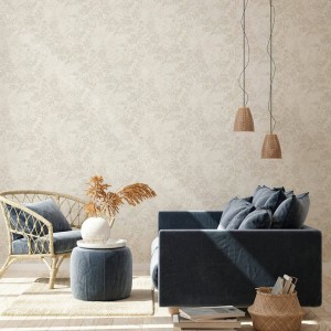 Papeldecor|Wallpaper textured green damask|Wallpaper 2