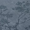 As Creation|Embossed tree branches wallpaper blue|Wallpaper