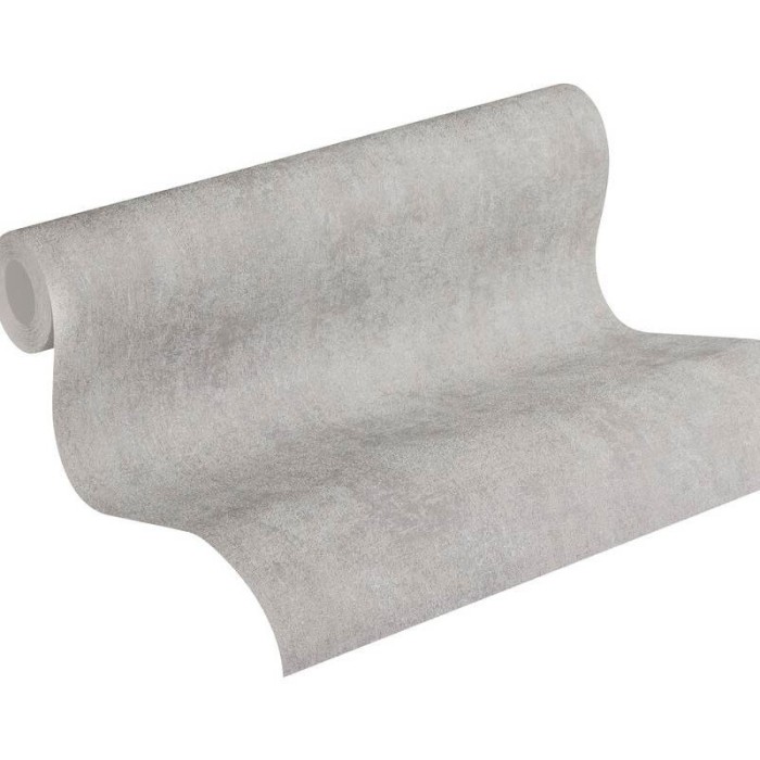 As Creation|Papel pintado efecto pared hormigón gris cemento|Imitacion Hormigón