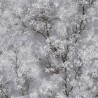 As Creation|Modern wallpaper blooming trees shiny grey style|Oriental