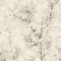As Creation|Modern blooming trees wallpaper white cream|Oriental