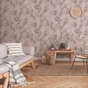 As Creation|Papier peint arbres en fleurs style moderne rose clair|Oriental