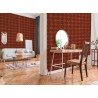 As Creation|Papier peint carreaux arabe marocain rouge terracotta|Imitation Carreaux