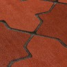 As Creation|Papier peint carreaux arabe marocain rouge terracotta|Imitation Carreaux