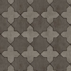 As Creation|Moroccan arabesque tile wallpaper turquoise green|Tile Imitation