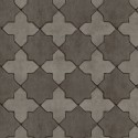 As Creation|Moroccan arabesque tile wallpaper grey|Tile Imitation