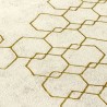 As Creation|Moderne Tapete mit metallischen Grafiken weiß und gold|Tapeten