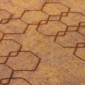 As Creation|Moderne Tapete mit metallischen Grafiken kupfer|Tapeten