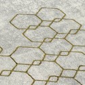 As Creation|Moderne Tapete mit metallischen Grafiken grau und gold|Tapeten