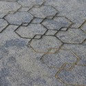 As Creation|Moderne Tapete mit metallischen Grafiken blau und gold|Tapeten