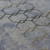 As Creation|Moderne Tapete mit metallischen Grafiken blau und gold|Tapeten
