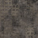 As Creation|Modern metallic graphics wallpaper black and gold|Wallpaper