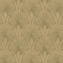 As Creation|Modern art deco wallpaper metallic brown gold|Art Deco