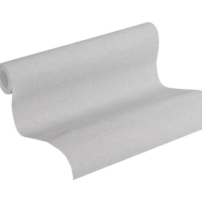 As Creation|Papel pintado liso moteado gris pastel|Papel Pintado