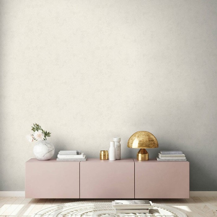 As Creation|Plain wallpaper white cream speckled|Wallpaper
