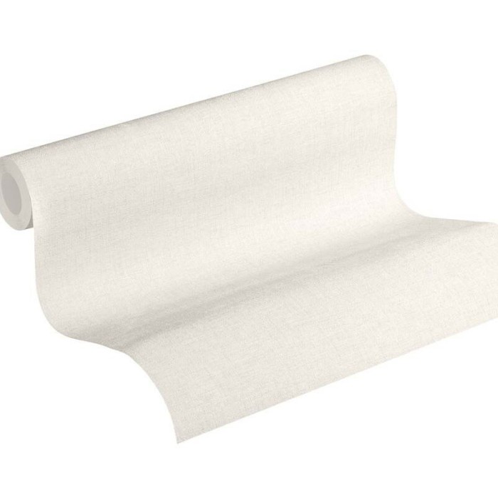 As Creation|Papier peint uni moucheté blanc crème|Papier Peint
