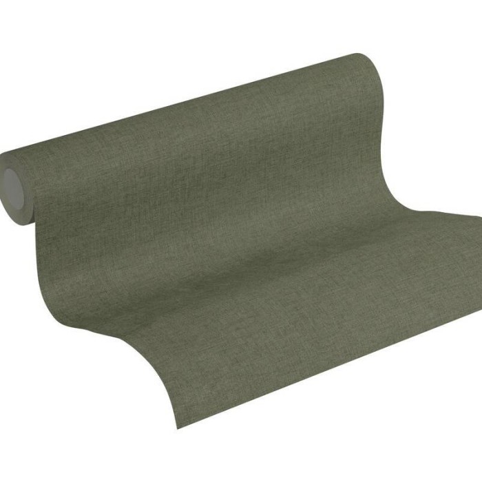 Papel pintado liso moteado verde - As Creation New Walls 374312