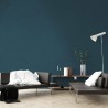As Creation|Plain wallpaper petrol blue speckled|Wallpaper