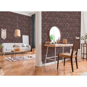 Casadeco|Decorative tile wallpaper for bathroom or kitchen in brown|Tile Imitation 2