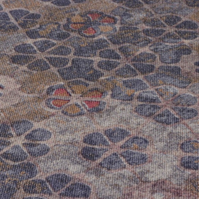 Papel pintado mosaico de azulejos morado -  219-2214