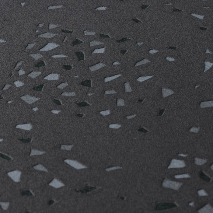 Papeldecor|Papier Peint graphique moderne noir argent métallisé|Papier Peint