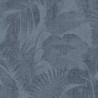 Papeldecor|Tapete blauer Dschungelpflanzen-Blumenmuster|Tapeten