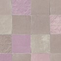 Papeldecor|Papel pintado baldosa hidráulica gris y violeta|Papel Pintado