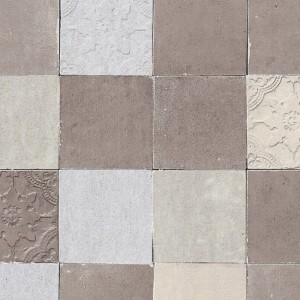 As Creation|Moroccan arabesque tile wallpaper yellow|Tile Imitation