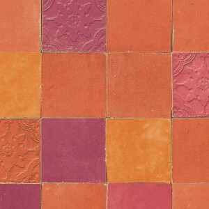 Casamance|Blumentapete rosa-violett|Tapeten