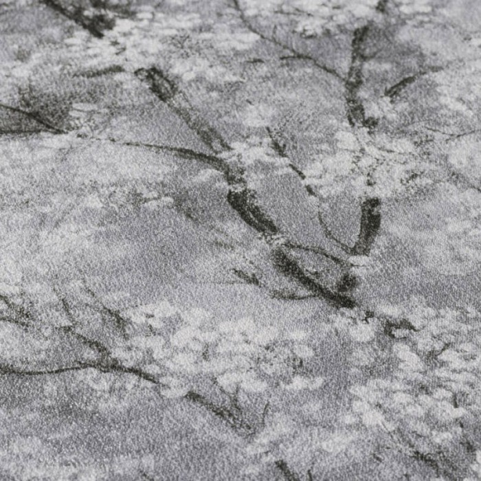 Papeldecor|Papel pintado árboles en flor gris|Papel Pintado