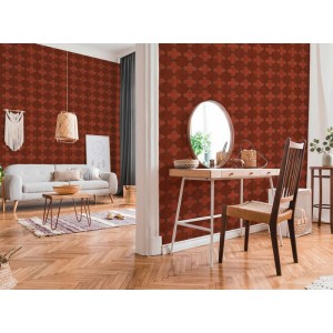 Marburg|Tapete mit beige-braunem Aquarell-Blumenmuster|Tapeten 2