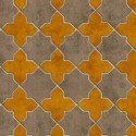 Papeldecor|Papel pintado azulejo marroquí amarillo|Papel Pintado